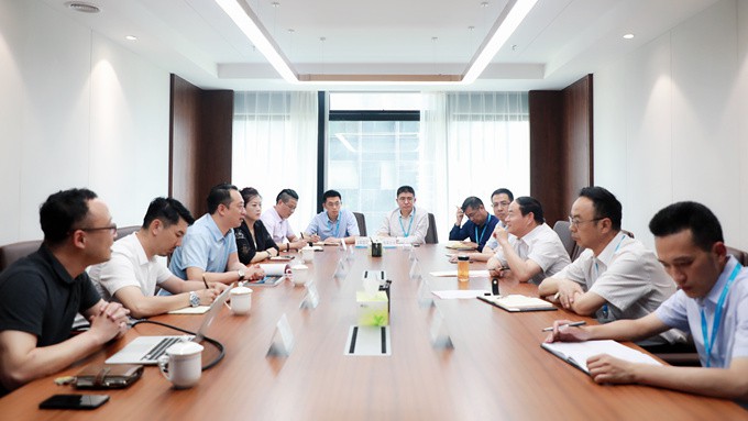 大连博涛文化副总裁白林灏一行到访开云（中国）集团